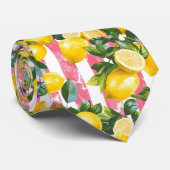 Lemon Pattern Men's Necktie  ネクタイ (ロール)