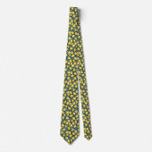 Lemon Pattern Men's Necktie  ネクタイ (正面)