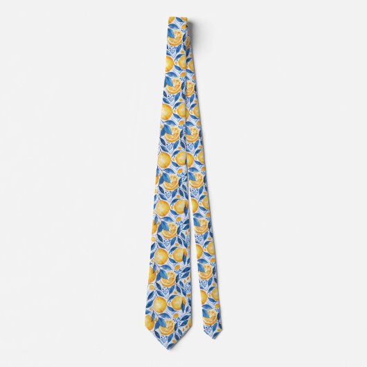 Lemon Pattern Men's Necktie  ネクタイ (正面)