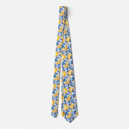 Lemon Pattern Men's Necktie  ネクタイ (裏面)
