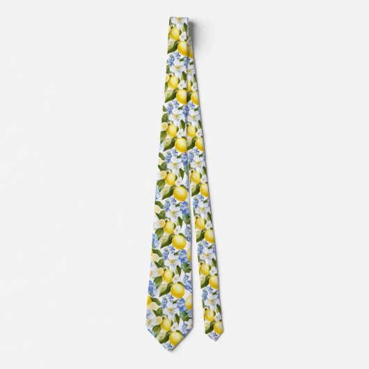 Lemon Pattern Men's Necktie  ネクタイ (正面)