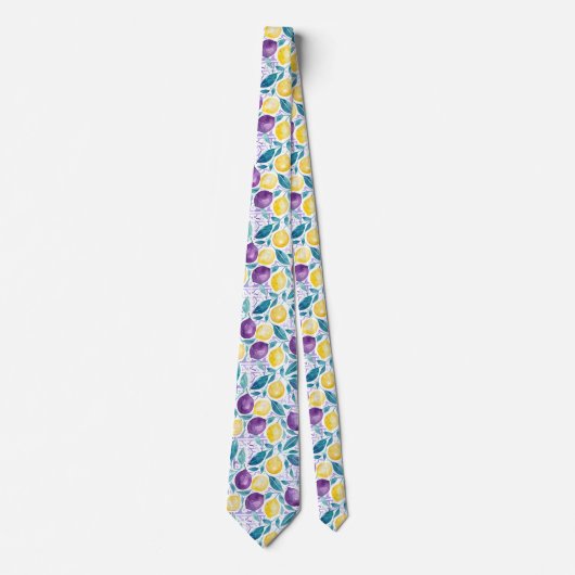 Lemon Pattern Men's Necktie  ネクタイ (正面)