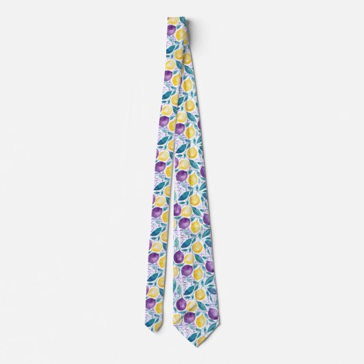 Lemon Pattern Men's Necktie  ネクタイ (裏面)