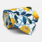 Lemon Pattern Men's Necktie  ネクタイ (ロール)