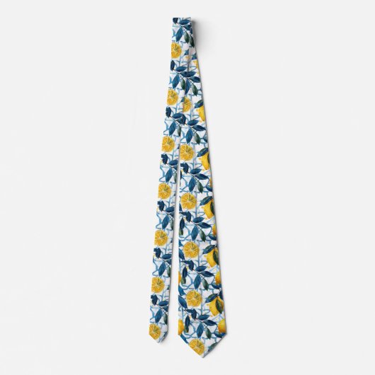 Lemon Pattern Men's Necktie  ネクタイ (裏面)