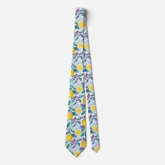Lemon Pattern Men's Necktie  ネクタイ (正面)