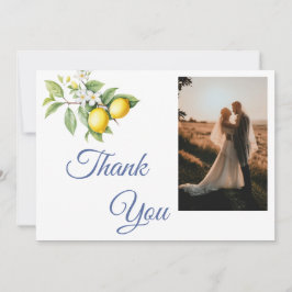 Lemon Photo Thank You Card サンキューカード