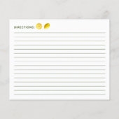 Lemon Pie Recipe (裏面)