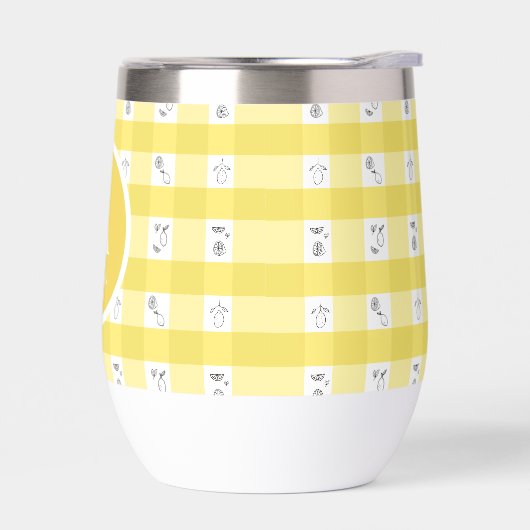 Lemon Plaid Monogram (左面)