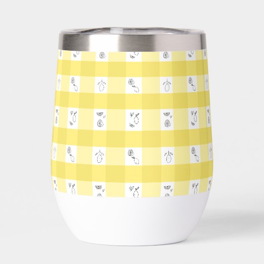 Lemon Plaid Monogram (背面)