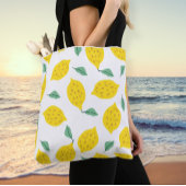 Lemon Print Bag, Brighten Your Style with a Trend トートバッグ