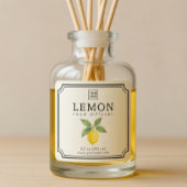 Lemon Reed Diffuser Label スクエアシール