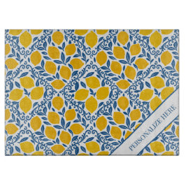 Lemon Rustic Farmhouse French Country カッティングボード