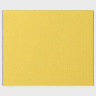 Lemon Slice Citrus Fruit Yellow Wrapping Paper ラッピングペーパー