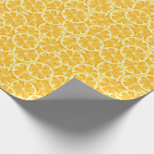 Lemon slice pattern  ラッピングペーパー (角)