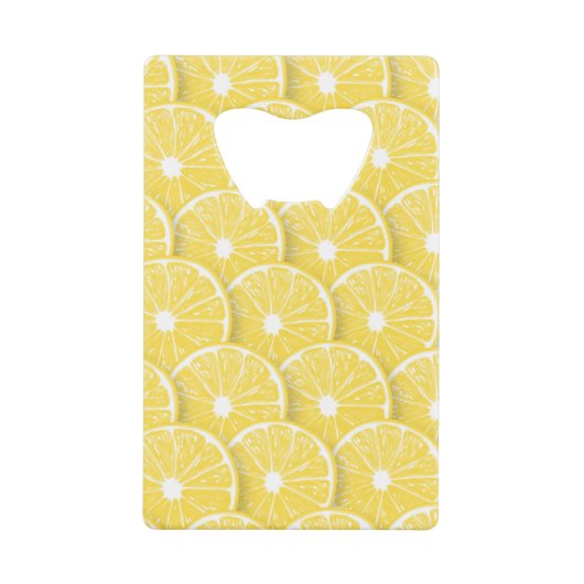 Lemon slices クレジットカード栓抜き (正面)