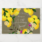 Lemon Squeeze  スパークリングワインラベル (シングルラベル)