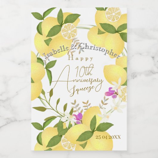 Lemon Squeeze フードラベル (シングルラベル)