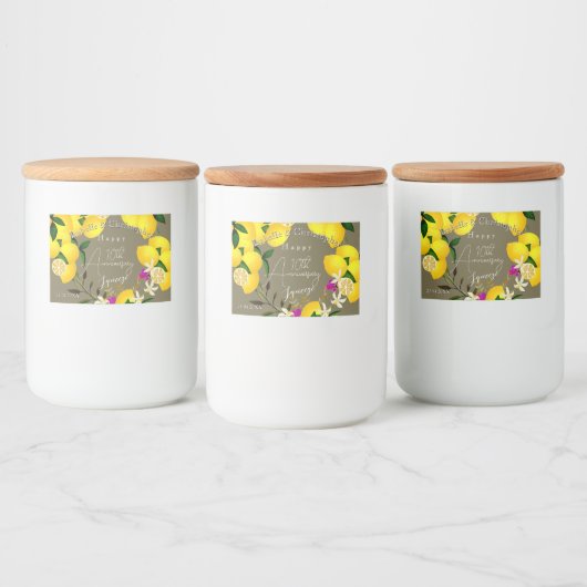 Lemon Squeeze フードラベル (ボトル)