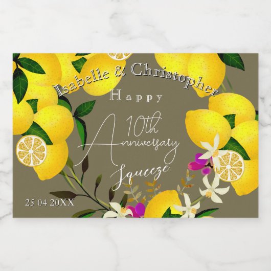 Lemon Squeeze  フードラベル (シングルラベル)