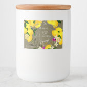 Lemon Squeeze フードラベル (正面)