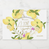 Lemon Squeeze  リキュールボトルラベル (シングルラベル)