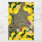 Lemon Squeeze  ワインラベル (シングルラベル)