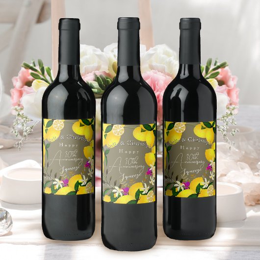 Lemon Squeeze  ワインラベル