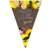 Lemon Squeeze 10th Wedding Anniversary バンティングフラッグ (第3の旗)