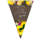 Lemon Squeeze 10th Wedding Anniversary バンティングフラッグ (第2の旗)