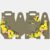 Lemon Squeeze Anniversary Thank You フェイバーボックス (見開き)