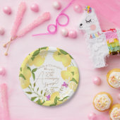 Lemon Squeeze Anniversary White ペーパープレート (パーティー)