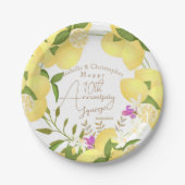Lemon Squeeze Anniversary White ペーパープレート (正面)