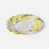 Lemon Squeeze Anniversary White ペーパープレート (アングル)