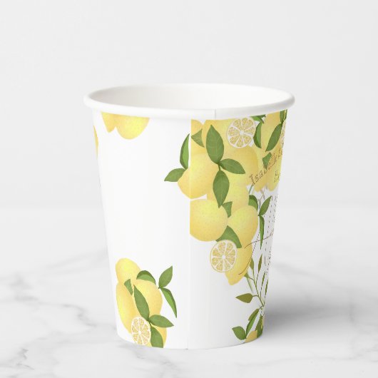 Lemon Squeeze White 紙コップ (右)