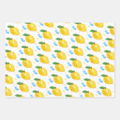 Lemon Summer them Birthday  ラッピングペーパーシート (正面2)