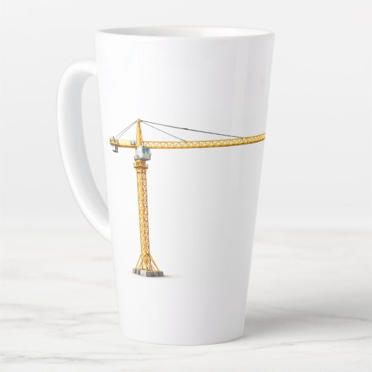 Lemon Tea Under Construction – 17oz Latte Mug カフェラテマグ (左アングル)