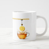 Lemon Tea Under Construction – Jumbo Mug for True  ジャンボコーヒーマグカップ (右)