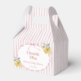 Lemon Theme Girl Baby Shower フェイバーボックス