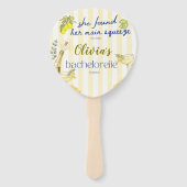 lemon theme she found her main squeeze yellow  ハンドファン (正面)
