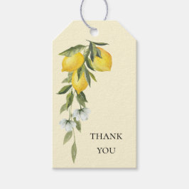 Lemon Themed Bridal Shower Favor Gift Tag ギフトタグ