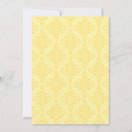 Lemon Themed Bridal Shower Invitation 招待状 (裏面)