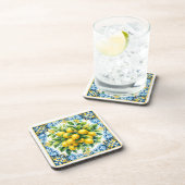 Lemon Tile Plastic Coaster Set コースター (右側)
