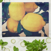  Lemon Tree Patterned Kitchen Towel キッチンタオル (折り畳み)