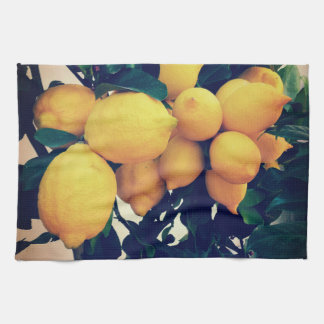  Lemon Tree Patterned Kitchen Towel キッチンタオル
