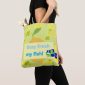 Lemon Vibes Tote Bag トートバッグ (クローズアップ)