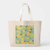 Lemon Vibes Tote Bag ラージトートバッグ (裏面)