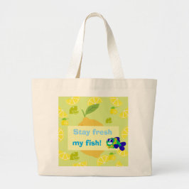 Lemon Vibes Tote Bag ラージトートバッグ