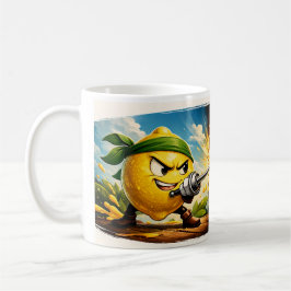 Lemon vs Coffee Duel Mug – FunnClassic Mug, 325 ml コーヒーマグカップ