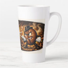 Lemon vs Coffee Duel Mug,Large Latte Mug, 503 ml   カフェラテマグ